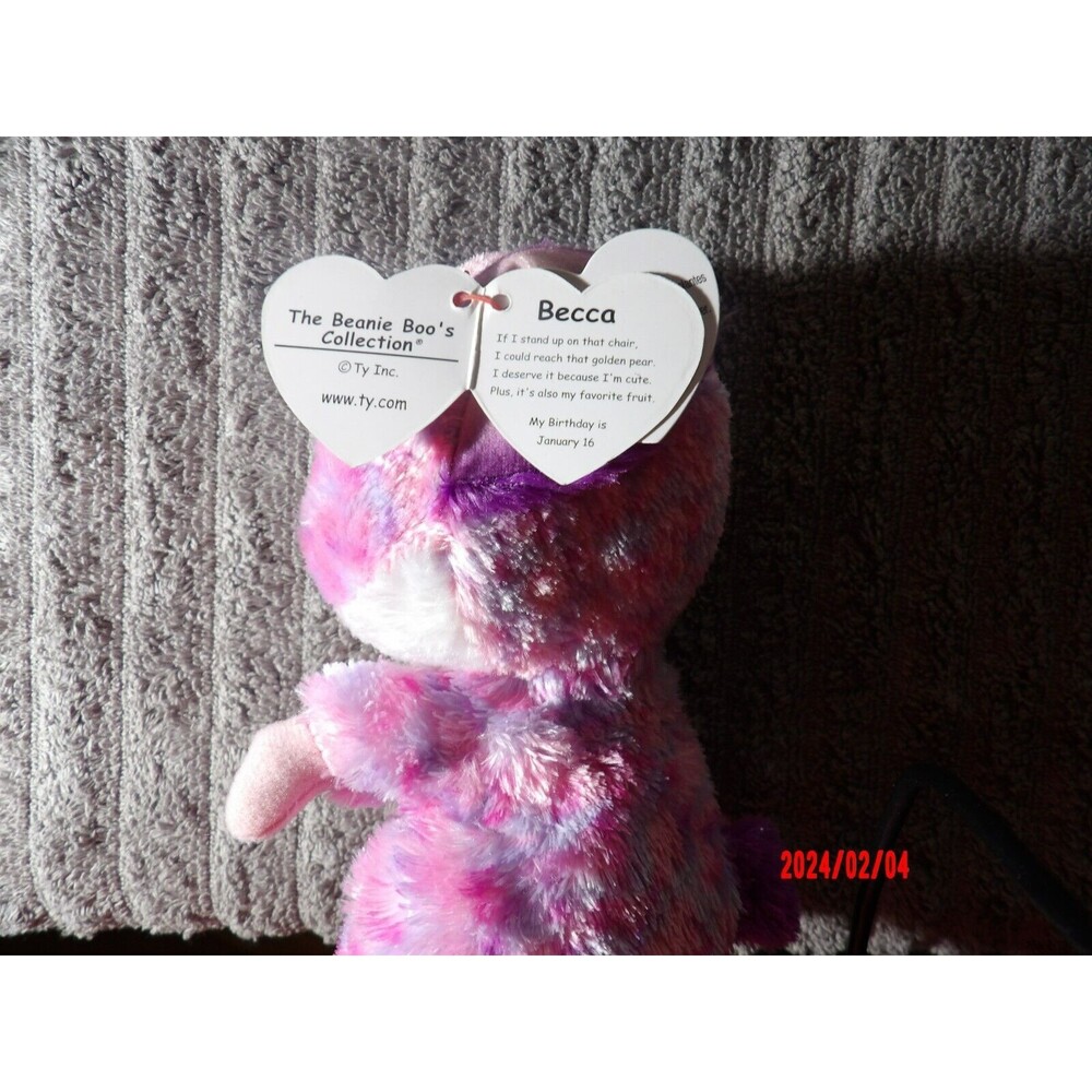 TY Beanie Boos - BECCA the Bush Baby (Glitter Eyes)(Regular Size - 6 inch) MWMTs - Picture 4 of 4